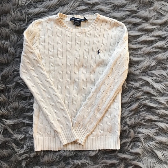 Ralph Lauren Sweaters - Ralph Lauren Cream Cable Knit Sweater